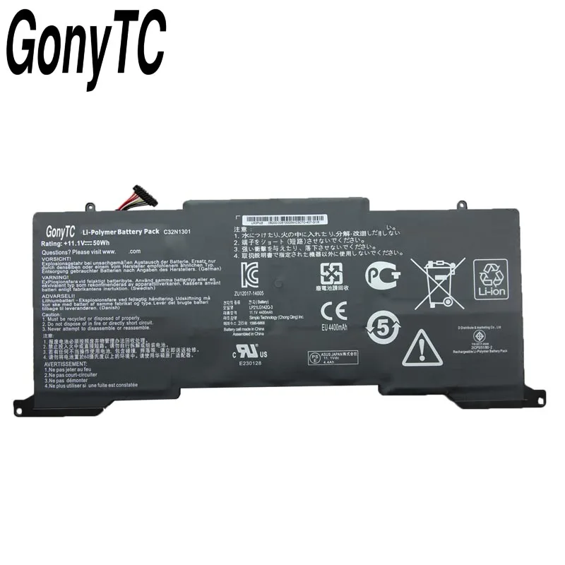 GONYTC C32N1301 Аккумулятор для ноутбука Asus Zenbook UX31L UX31LA Sereis UX31LA-C4048H UX31LA-R5031H UX31L 11,1 V 50WH