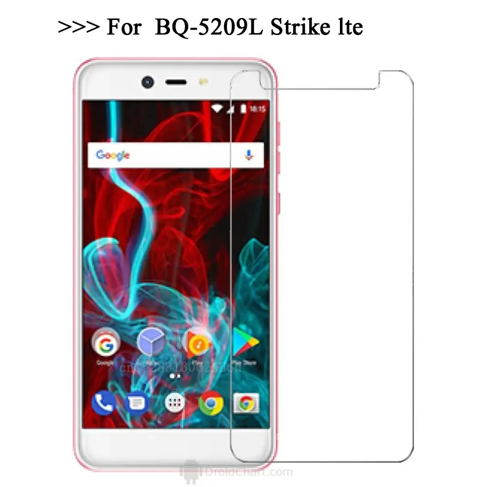 Защитное стекло для BQ закаленное Strike lte 9H защита экрана защиты от непогоды BQ-5209L |