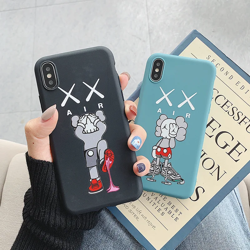 

KAWS Popular Brand for Apple xsmax Phone Case All Edges Included Soft Cover IPhone6S/7 Plus Men And Women XR Shatter-resistant 8