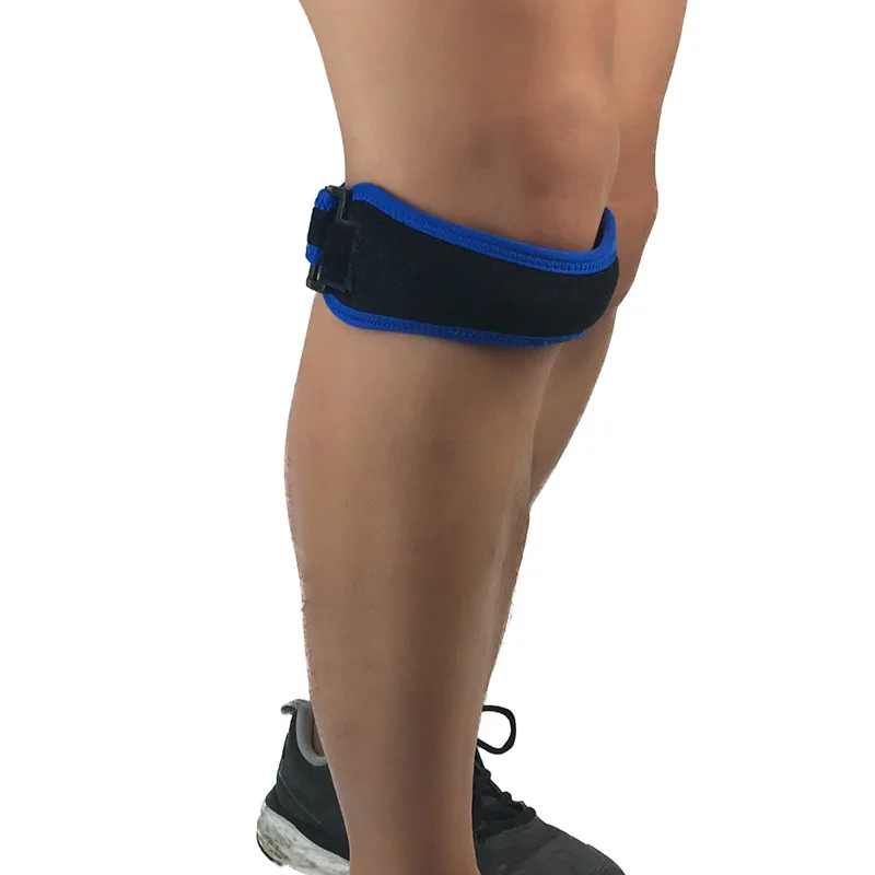 1 шт., регулируемый наколенник, лента на сухожилие, наколенники для поддержки колена, защитные накладки, спортивные, Safrty Fit, фитнес-наколенники для бега - Цвет: Светло-зеленый