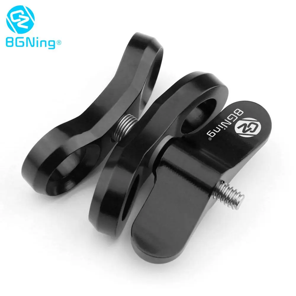 BGNing Logo Аксессуары для камеры с ЧПУ, аксессуары для дайвинга, шаровая бабочка, зажим, крепление на руку, алюминий, для Gopro 3+ 4 5 6 Xiaoyi Gitup camera F21703/05 - Цвет: BGNing Logo