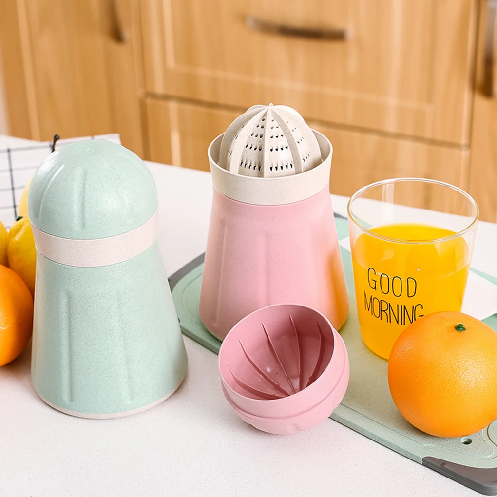 Пшеничная солома мини ручной для цитрусовых лимон пресс соковыжималка чашка ручной портативный апельсины соковыжималка бутылка