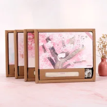 Фортуна канцелярские LEnWA в коробке ноутбук А5 горизонтальные цветные страницы в твердом переплете руки тетрадь набор творческой книги