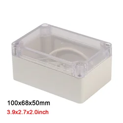 Durable Waterproof Outdoor Electrical Junction Box (100x68x50mm)