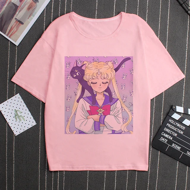 Kawaii Sailor Moon 90s Tshirt 3