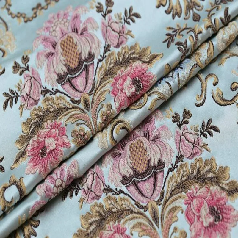 Пряжа-окрашенная жаккардовая ткань костюм пальто платье Шитье патч текстиль diy полиэстер tissu ткань C897