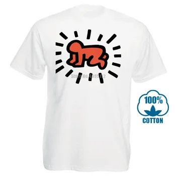 

Shirts Summer Novelty 2018 Summer Style Men'S Creative Patterned Keith Haring Short Sleeve Crew Neck T Shirt 011846