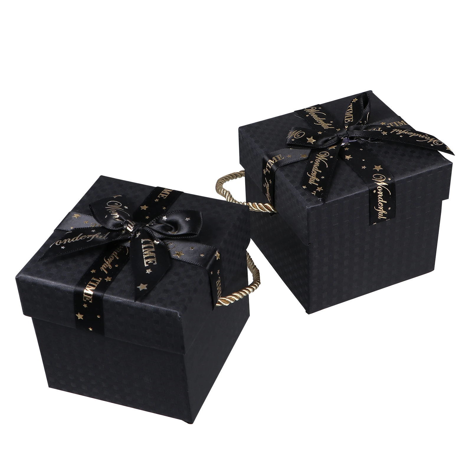 クリスマスプレゼント用の装飾的な段ボール箱 ギフトに最適 2ユニット ギフトバッグ ラッピング用品 Aliexpress