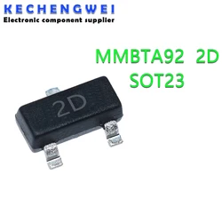 100PCS MMBTA92 SOT23 A92 SOT MMBTA92LT1G SMD 2D SOT-23 SMD transistor new and original