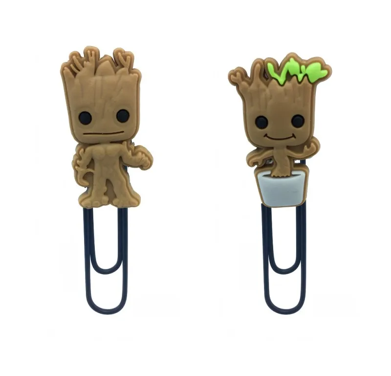 4050-05 06 mix25pcs 25 шт. Супергерои Bookmarks для книг groot, ракета из енота бумажные зажимы для студентов книга для учителя метки держатель страницы детский подарок - Цвет: 4050-05 06 mix25pcs