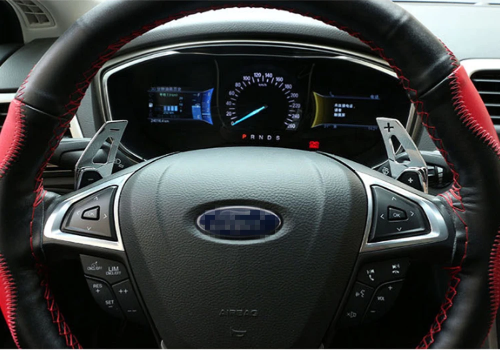 2 шт. Стайлинг автомобиля для Ford Lincoln/Mondeo/taureus/EDGE Shift Paddles алюминиевые расширители