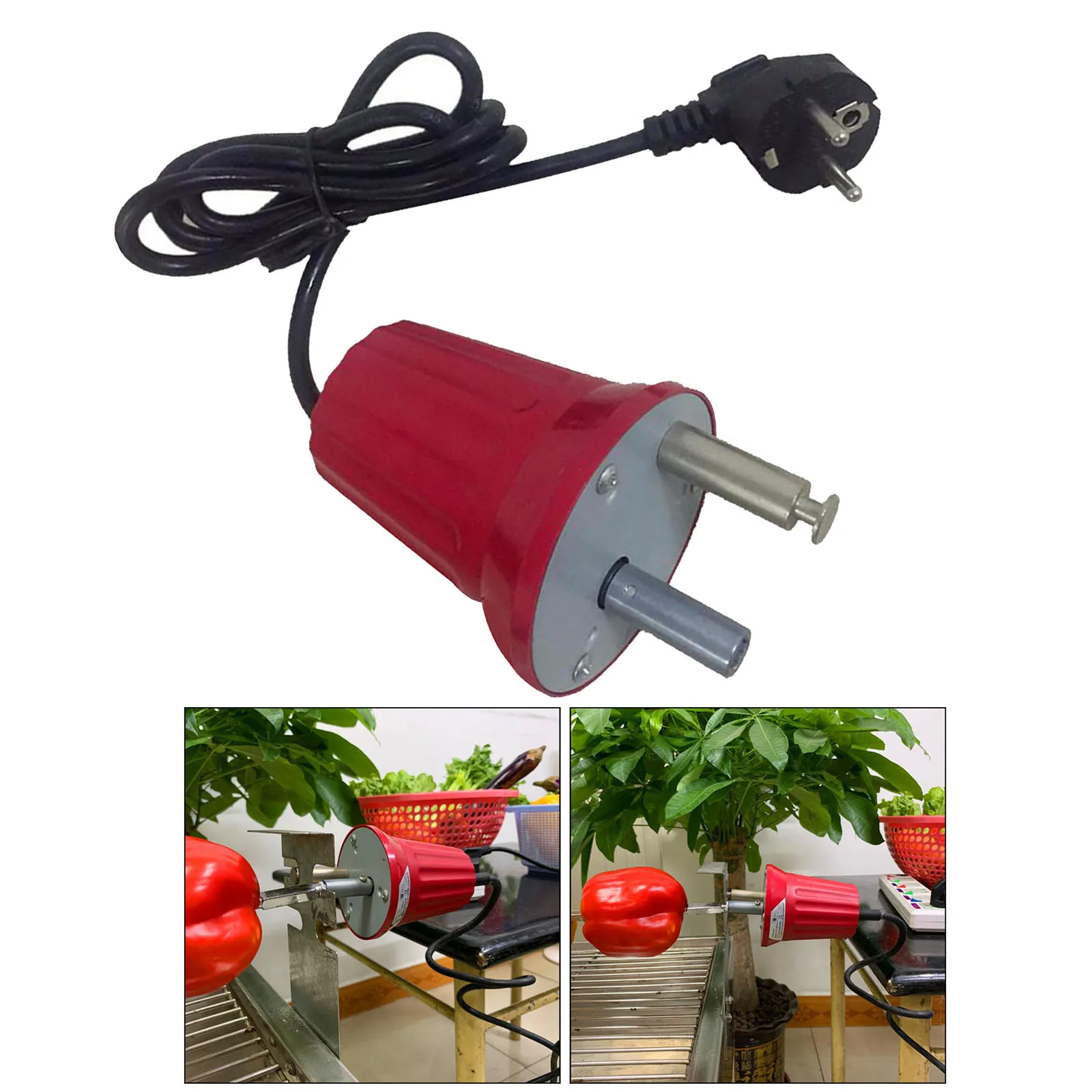 Barbecue Motor AC Electric Grill Rotisserie Motor Camping BBQ Accessories, EU Type
