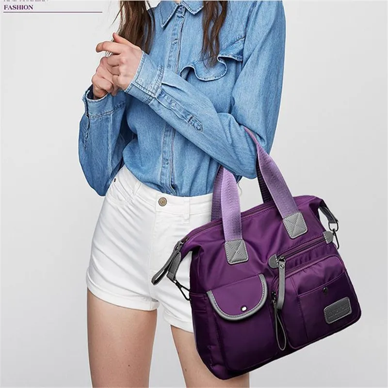 

Новое поступление, нейлоновые женские сумки-мессенджеры, повседневная женская сумка большой вместимости, женские сумки через плечо, водонепроницаемые 30 #