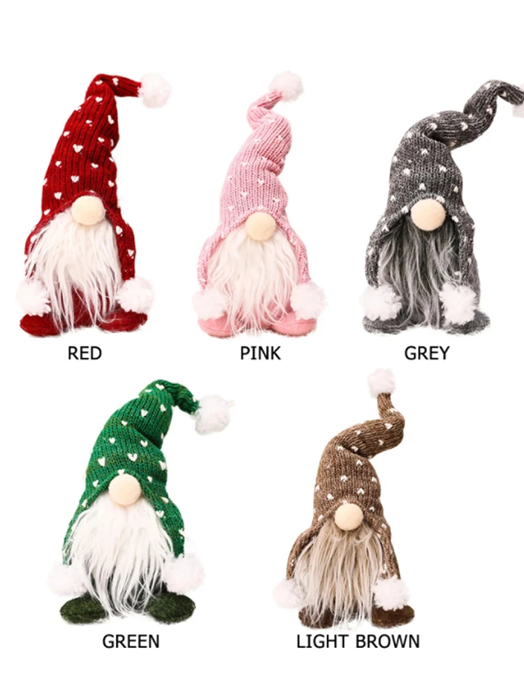 

Christmas Gnomes Plush Santa Doll Xmas Gonk Dwarf Elf Decor Gifts Ornaments
