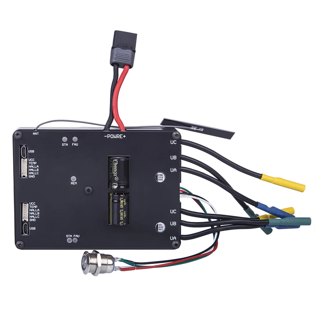 Новый двойной привод ESC ESC6.1 100A 8 60V 3S 12S аккумулятор с чехлом|Скейтборд| |