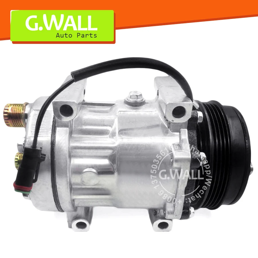 

A/C AC Air Conditioner Compressor Cooling Pump SD7H15 7H15 for Sanden for LAND ROVER DEFENDER LD Pickup 2.5 Td5 JPB101200 8076