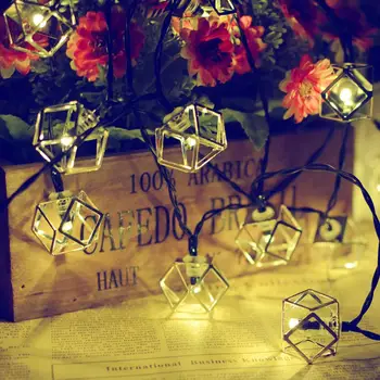 

20pcs Led 4.8m Iron Art Solar String Lights 2 Mode Christmas New Year Party Decor Outdoor Home Yard Bar Holdiay Decoration