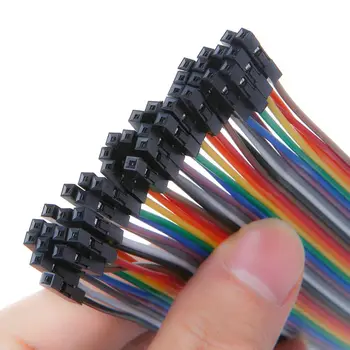 

40Pin Dupont Cable Jumper Wire Line 2.54mm Female to Female Connector Cable for PCB 10/20/30CM 634F