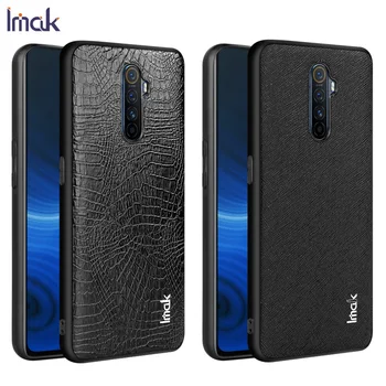 

TPU soft frame + PC Hard Bottom + Light Luxury PU Leather Cases For OPPO Reno Ace Realme X2 Pro Case IMAK LX-5 Back Cover