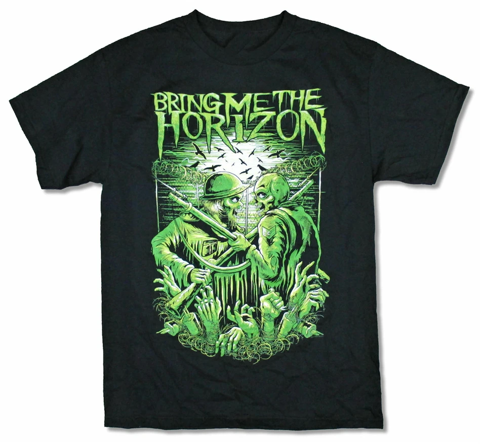 Bring Me The Horizon Ww3 мировая война 3 Черная футболка Новинка Btmh Merch Подарочная на день
