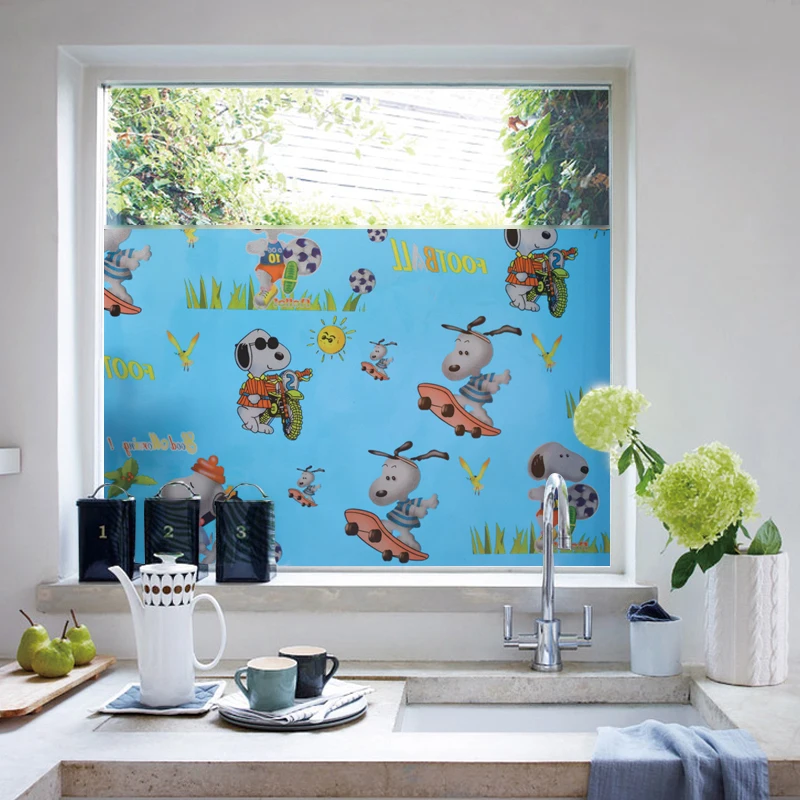 45*200cm Frosted Window Film Waterproof Self Adhesive Vinyl Bathroom Office Glass Privacy For Home Office Decorative Film
