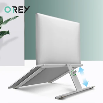 

Aluminum Alloy Portable Laptop Stand Adjustable Support NotebooK Stand Tablet Holder For Macbook Air Cooling Bracket Riser Base