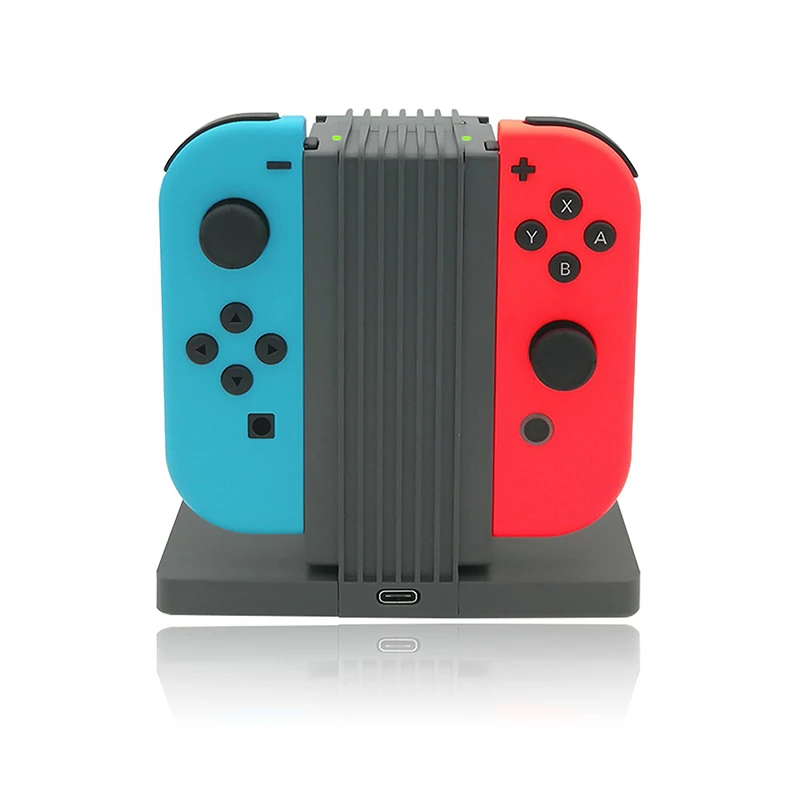 Игровые аксессуары зарядное устройство для джойстика 4 портовая док станция JoyCon