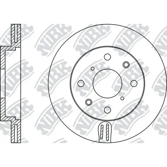 Диск тормозной HONDA CIVIC 89-05/ROVER 200 95-00/400 95-00/45 00