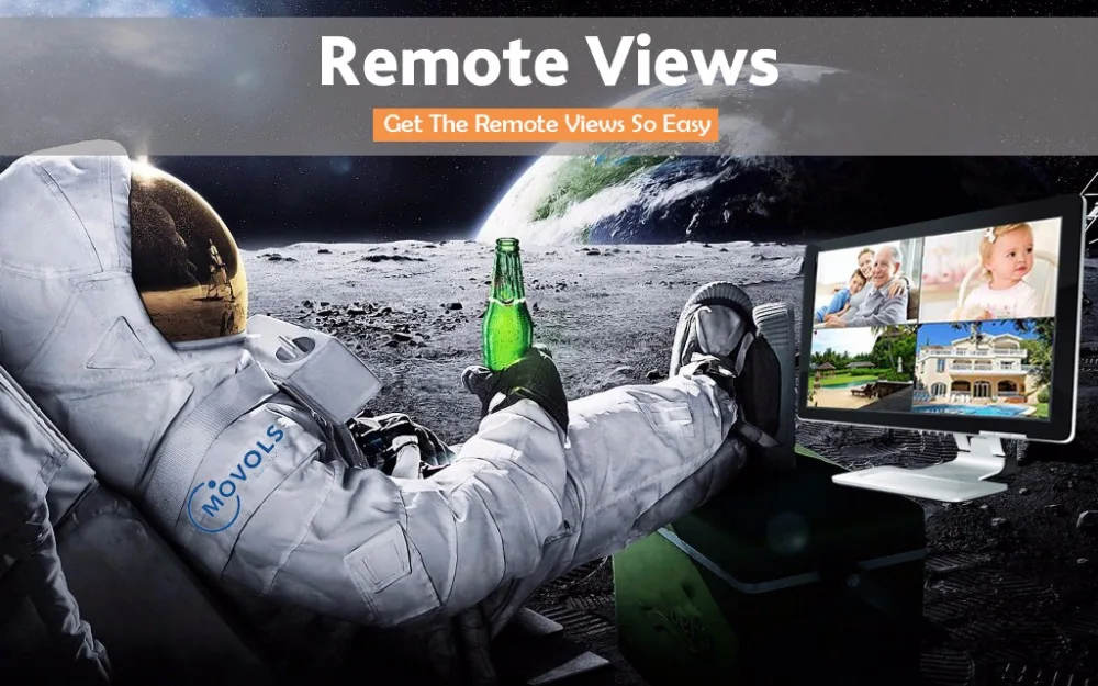 Best Movols Video Surveillance Camera Kit 2MP CCTV AHD Colorful&IR Night Vision Outdoor Waterproof 8CH DVR Security Camera System 11