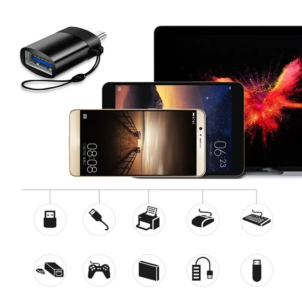OTG type-c usb c адаптер micro type c usb-c usb 3,0 зарядный преобразователь данных для samsung S9 S8 для huawei P20 Pro