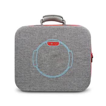 

for Nintend Switch NS Fitness Ring Hard EVA Shell Bag Multifunctional Game Controller Charger Cable Storage Bag