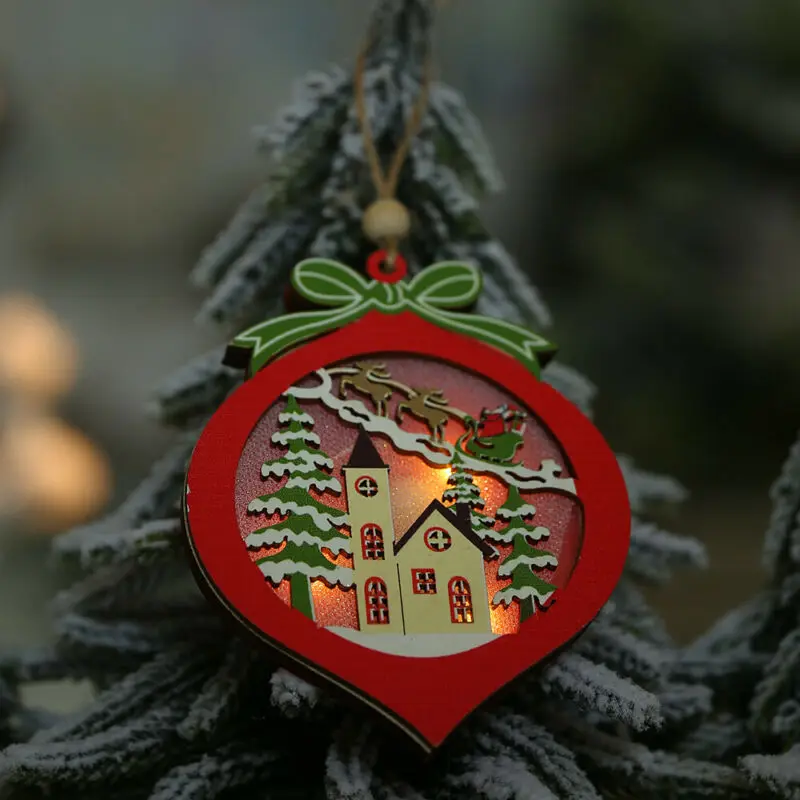 Милый светодиодный светильник для рождественской елки, украшение для автомобиля, подвеска в форме звезды, праздничное Рождественское украшение для дома, украшение для рождественской елки, подарок
