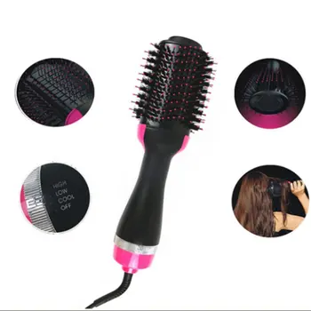 

Household Multi-Function Hot Air Comb Negative Ion Hair Comb Hair Curler Straight Hair Comb Hair Dryer
