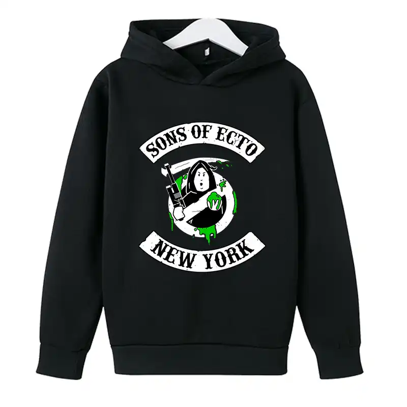 パーカーゴーストバスターズパーカーストリートヒップホップの雄カジュアルスウェット自動少年少女トレーナートップス パーカー スウェット Aliexpress
