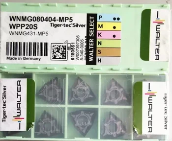 

10PCS WALTER CARBIDE INSERT WNMG080404-MP5 WPP20S