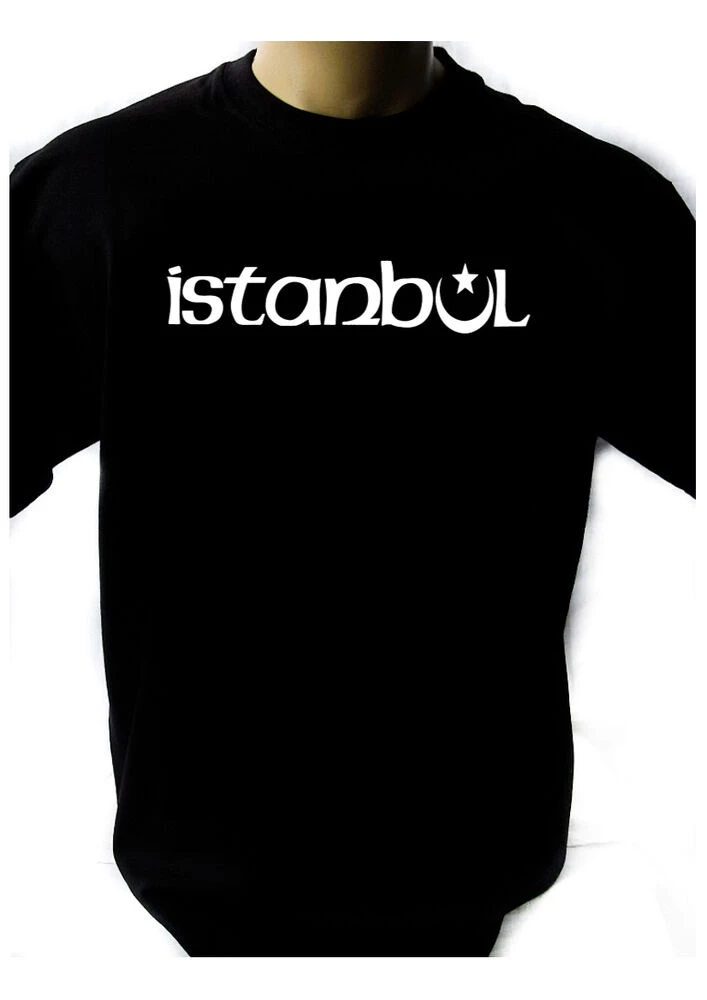 Istanbul Cymbals Logo Black T Shirt Men Shirt Rock Band Tee Music