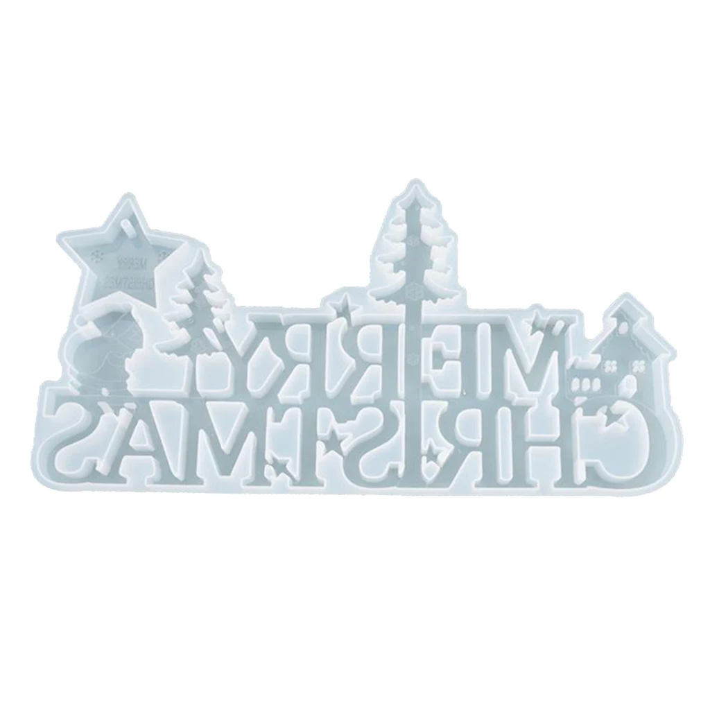 

Silicone Crafts Mold DIY Fondant Cake Chocolate Making Tool Mould Handmade Xmas
