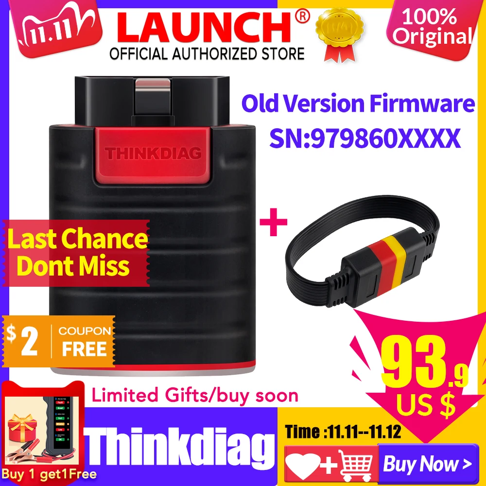 

Old Version Thinkdiag 9798601XXX OBD2 full system Power than X431 V Diagnostic Tool All car system pk AP200 Code Reader