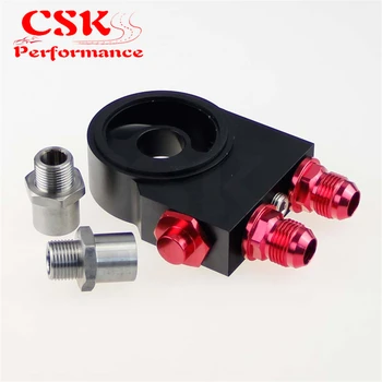 

AN10 85 degrees Oil Cooler Thermostat Sandwich Plate Adaptor Filter Black