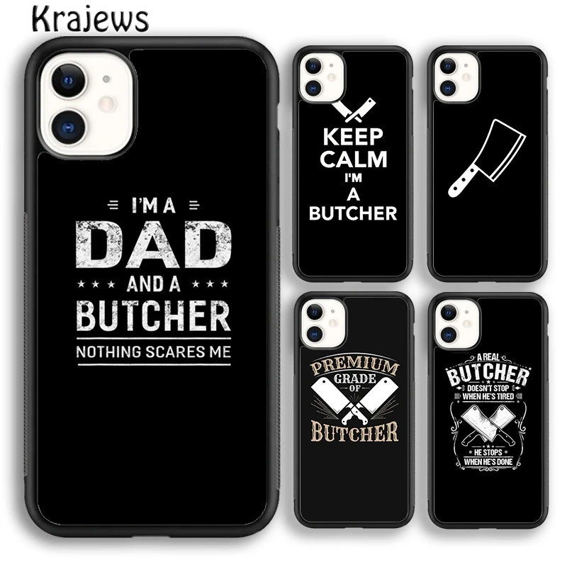 Krajeans Real Butcher Classic Retro Cover Per Telefono Per Iphone 15 Se2020 14 6 7 8 Plus Xs Xr 11 12 Mini 13 Pro Max Coque Fundas