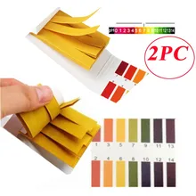 2 pces 80 tiras/pacote tiras de teste ph medidor ph completo controlador 1-14st indicador litmus tester papel água kit de soilsting # p35