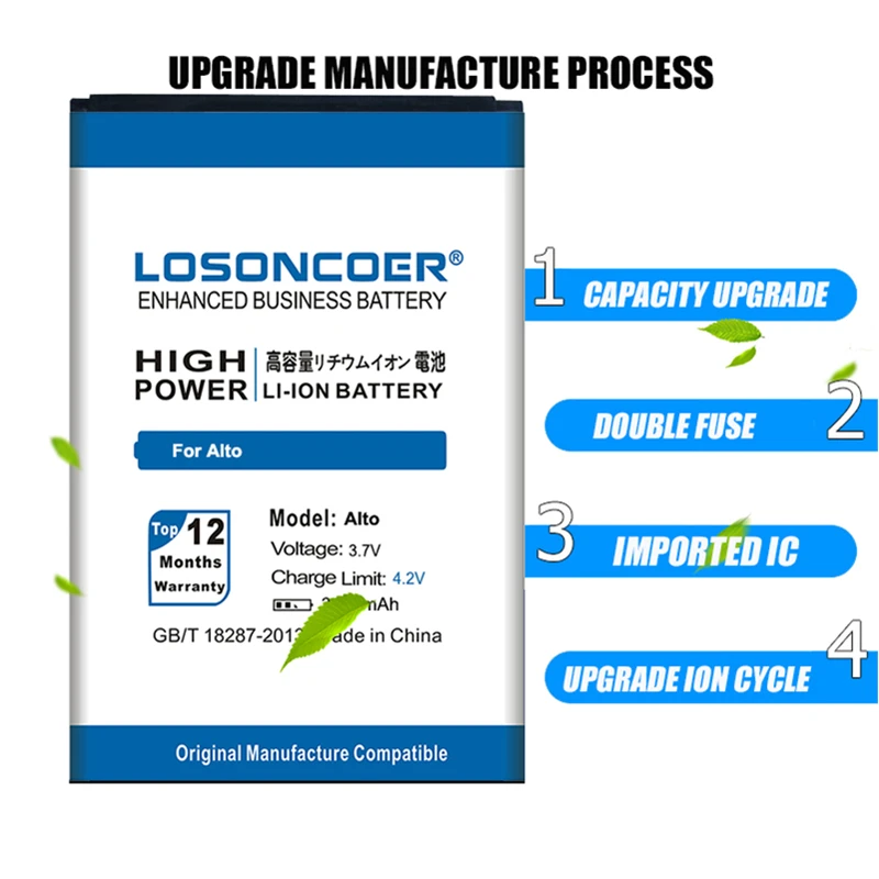 LOSONCOER 3100mAh Alto мобильный телефон аккумулятор для Explay батареи|mobile phone battery|battery forphone