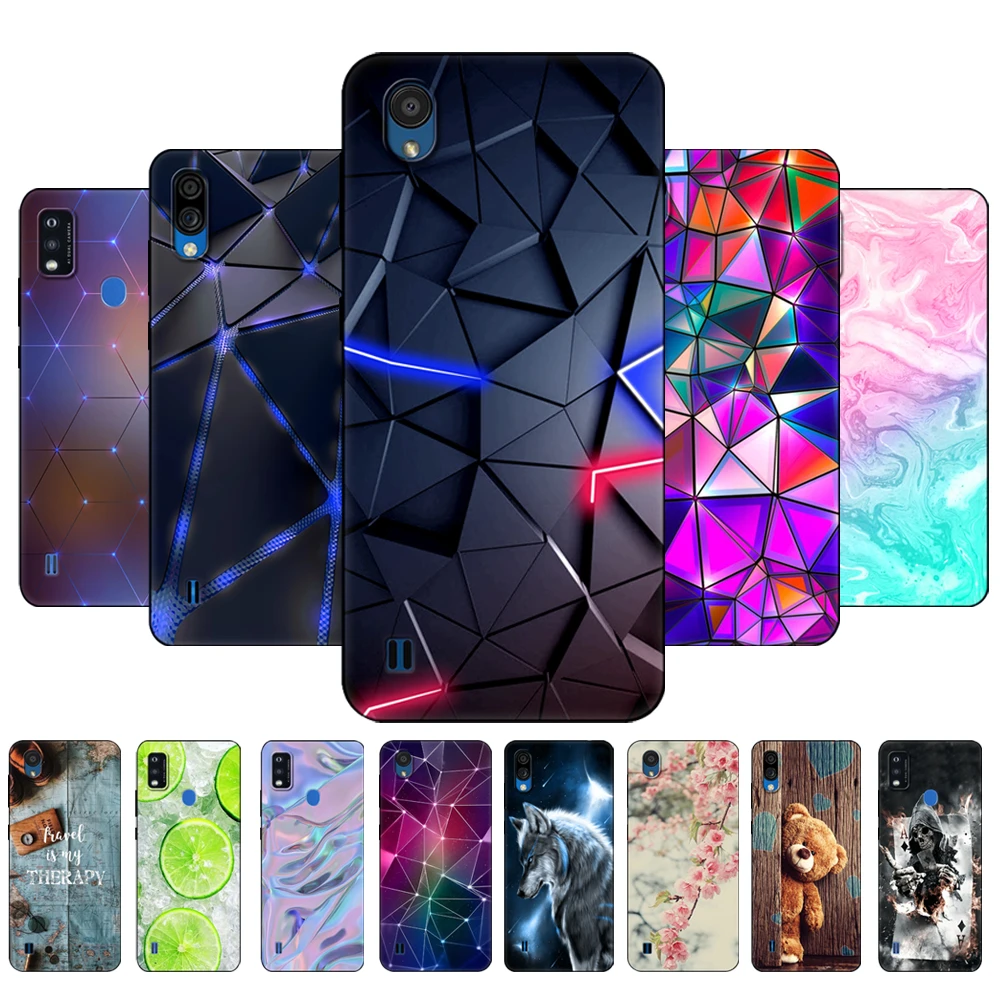 arm pouch for phone Case For ZTE Blade A5 2019 2020 Case Phone Back Cover For ZTE Blade A51 Case Blade A 5 51 Soft Case Bumper Funda black tpu case flip phone case