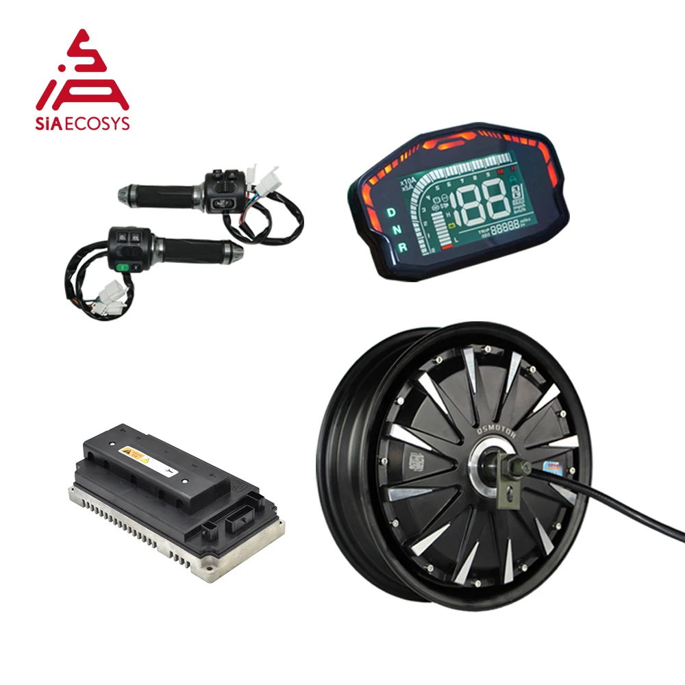 US $405.00 SIA 12inch 3000W 72V 80kph Hub Motor with VOTOL EM150SP controller and kits for Scooter