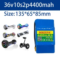 MKEPA 100% brand new original 36V 4.4ah lithium battery 10s2p 36V lithium ion battery pack 42V 4400mAh scooter twist battery