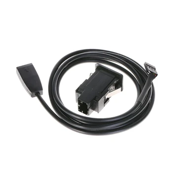 

Hot 1 Pc AUX In USB Socket Auto Car CD Changer Replacement Cable Harness Adapter For BMW E46 YHQ