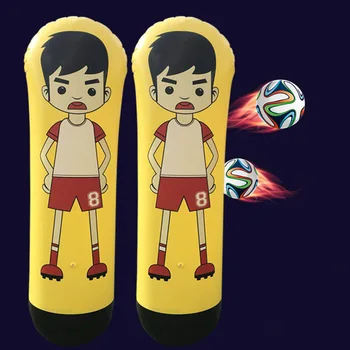 

1.6m Inflatable Football Training Goal Keeper Column Stand Tumbler Soccer Train Dummy for Kid Adult SEC88