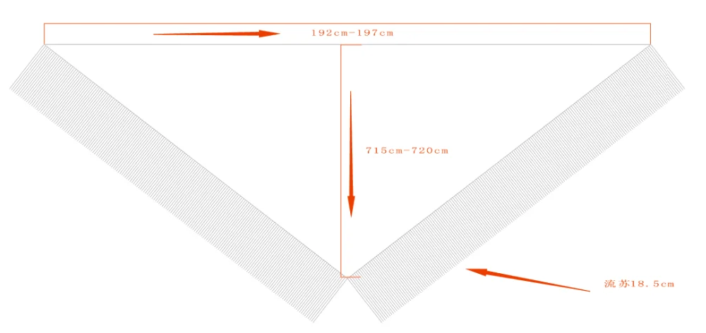 shawl size