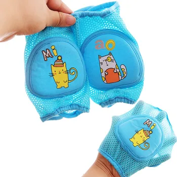 

Breathable Thin Mesh Ice Silk Knee Pads Kneepads for Toddlers Baby Anti-fall Anti-knock Knee Pads Leg Sets Kniebeschermers Baby
