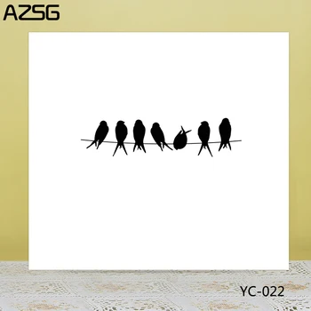 

AZSG Swallow Clear Stamps/Seals For DIY Scrapbooking/Card Making/Album Decorative Silicone Stamp Crafts